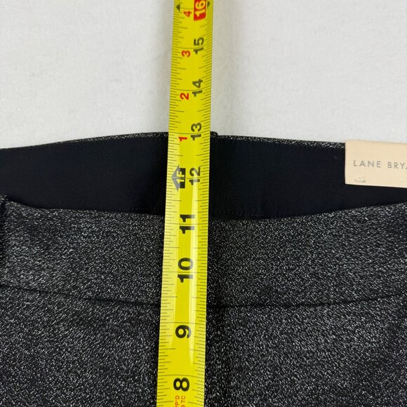 Lane Bryant Women's 4-Seasons Stretch Slim Ankle Metallic Black Pants Size 14 NW - Picture 8 of 11